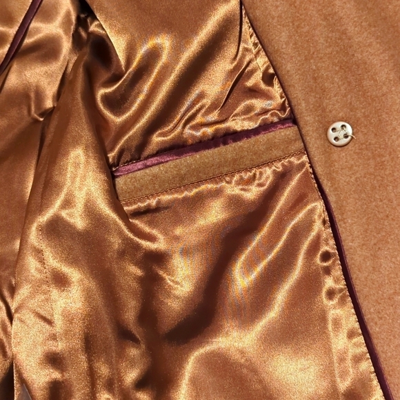 NWT:DKNY Fashion women’s brown faux wool overcoat. Size XXL. - Picture 10 of 13